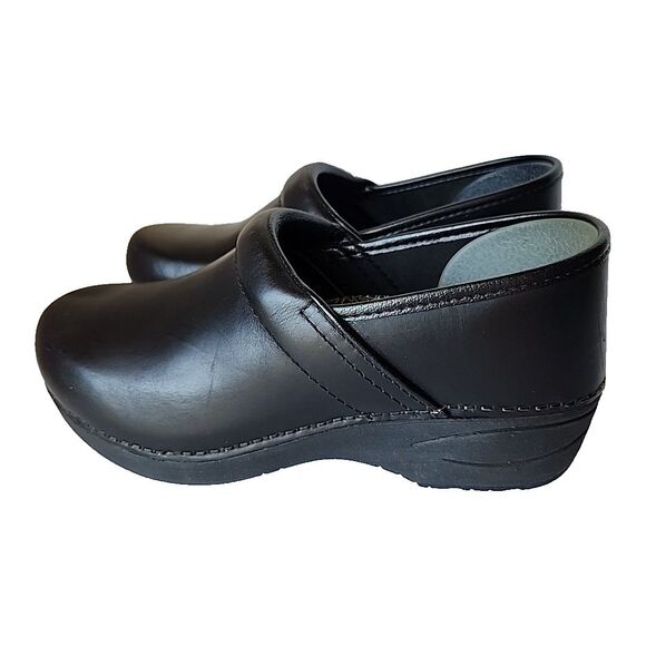 Dansko XP 2.0 Black Leather Clog Womens Size EU 38 US 7.5 8 Comfort - Picture 4 of 14